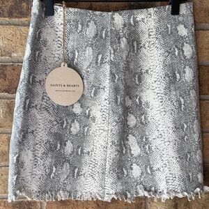Snake Print skirt